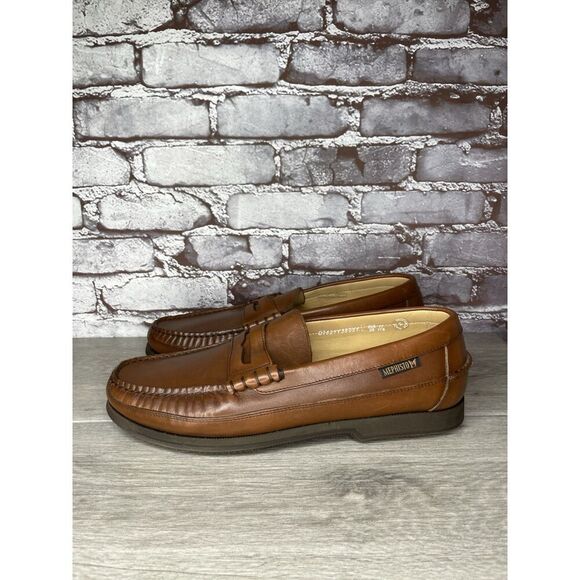 Mephisto Spinnaker Brown Leather Penny Loafers Casual Shoes Men Sz 11.5M US/45EU main image 8